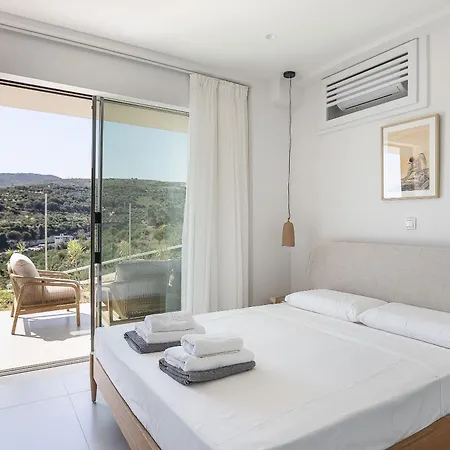 Avgi With Private Pool And Sea View Villa *