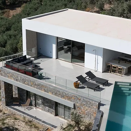 Avgi With Private Pool And Sea View Вілла *