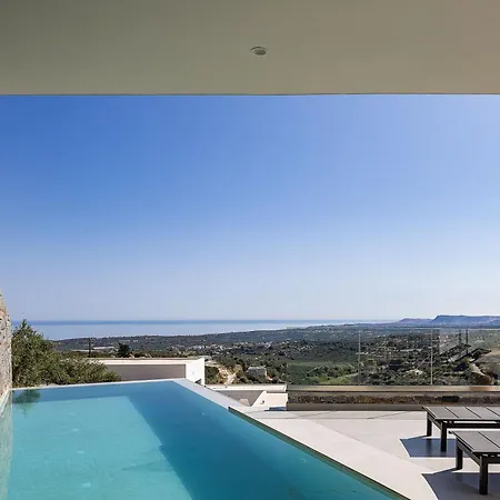 Avgi With Private Pool And Sea View Villa Rethimnon