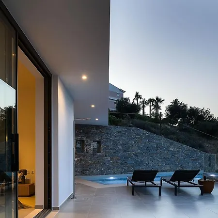 Avgi With Private Pool And Sea View Villa