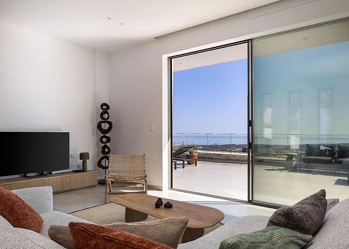 Вілла Avgi With Private Pool And Sea View Ретимно (Крит)