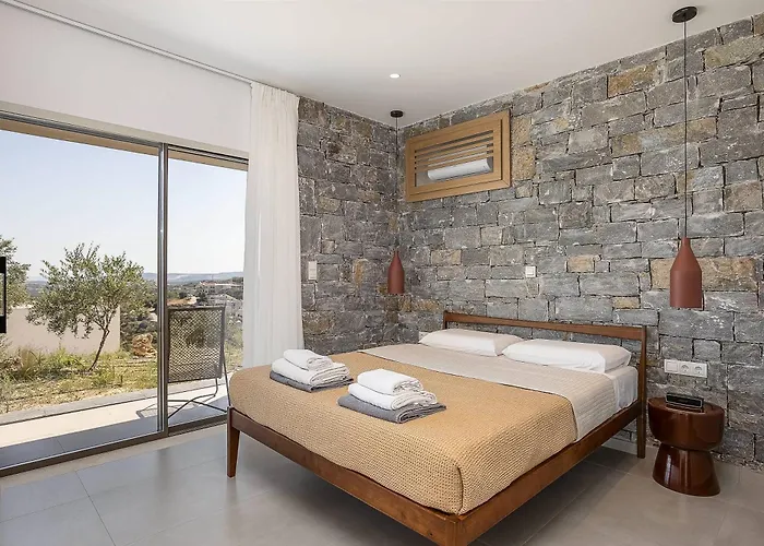 Avgi With Private Pool And Sea View Вілла Ретимно (Крит)