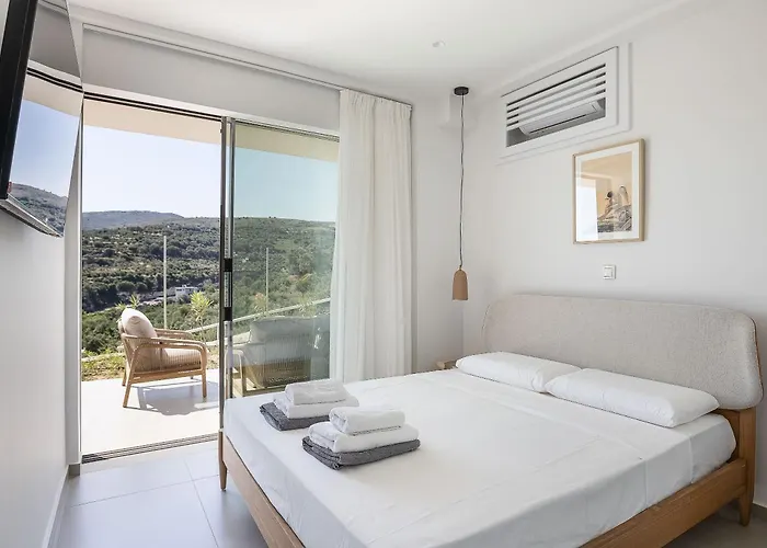 Avgi With Private Pool And Sea View Вілла *